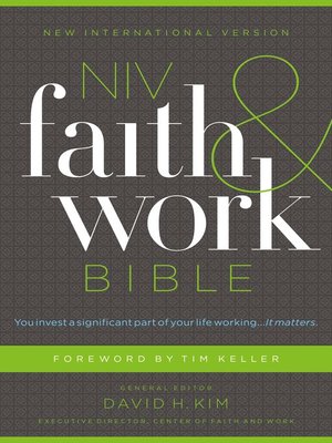 cover image of NIV, Faith and Work Bible